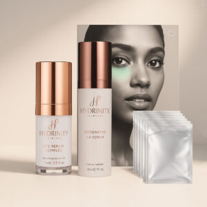 Bundle: Hydrinity Restorative HA Serum + Hydrinity Eye Renew Complex + Soke Eye
